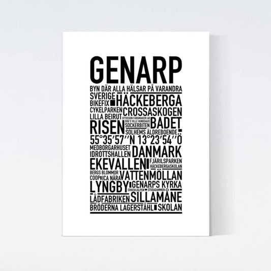 Genarp Text Poster