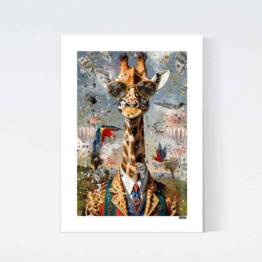 Majestic Giraffe Poster