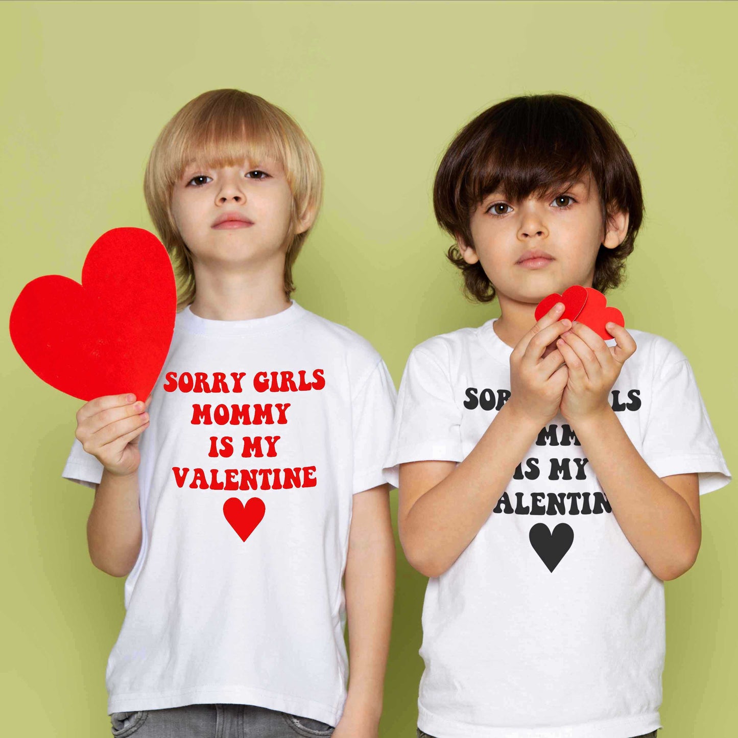 Mommy Is My Valentine Barn T-shirt