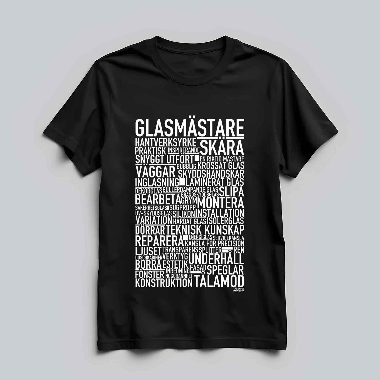 Glasmästare Text T-shirt