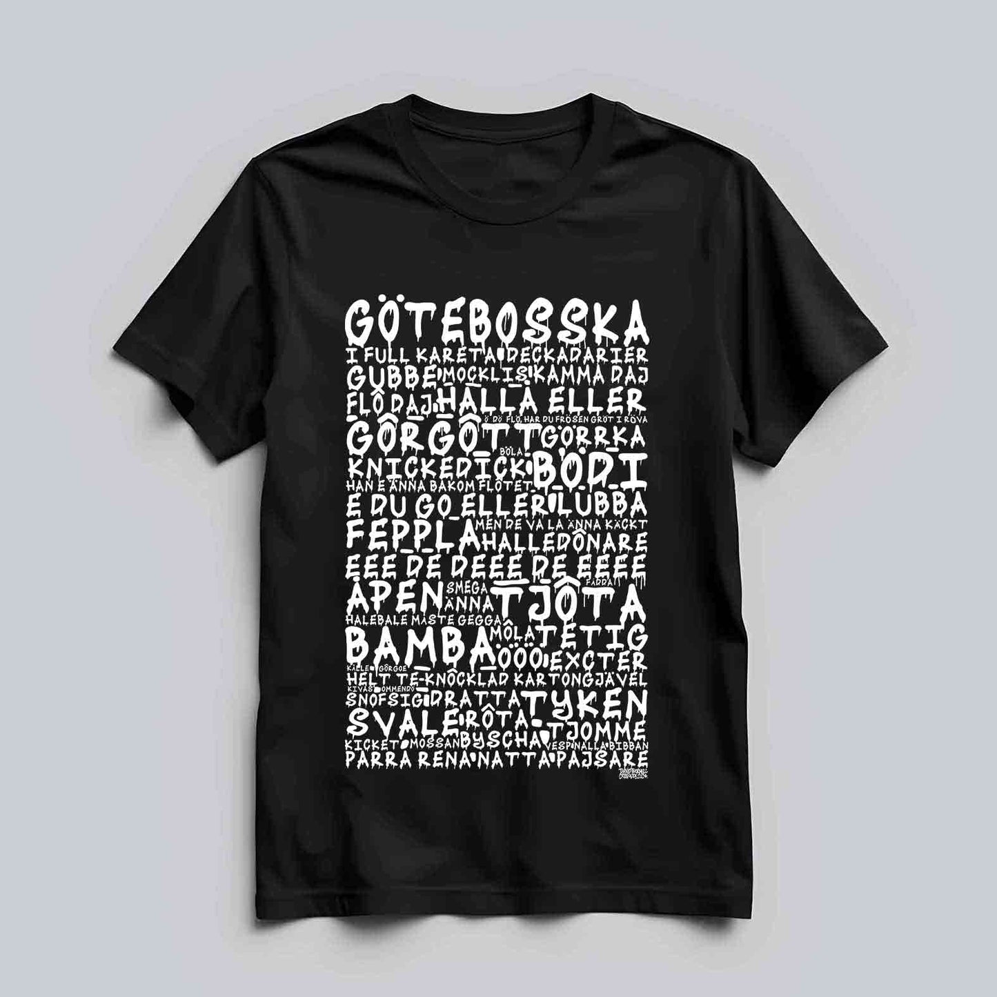 Götebosska Graffiti Dialekt T-shirt