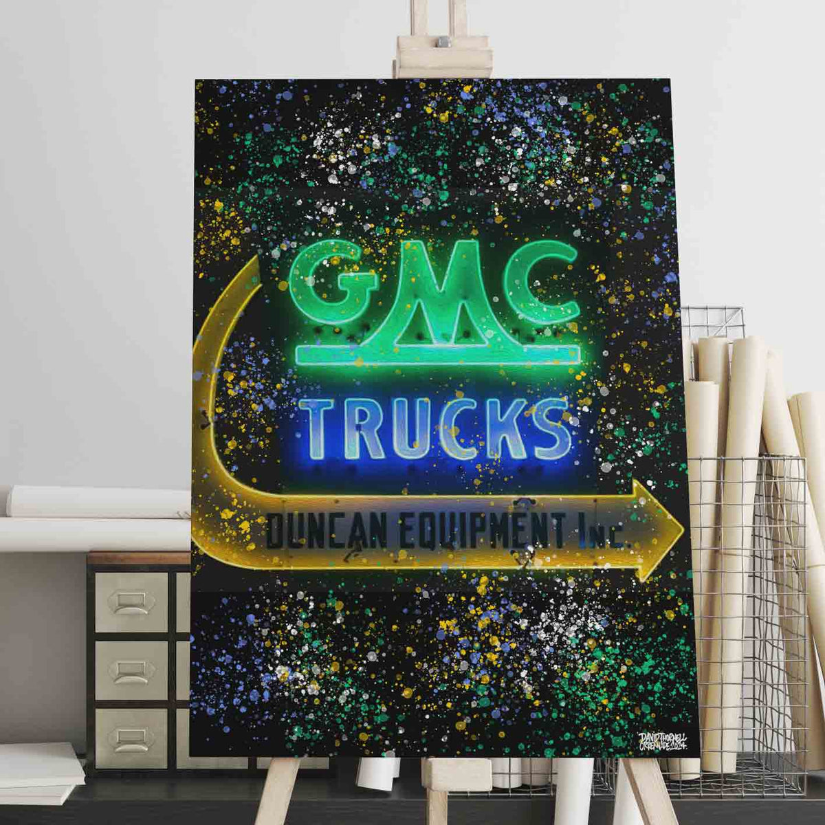 GMC Neon Canvas