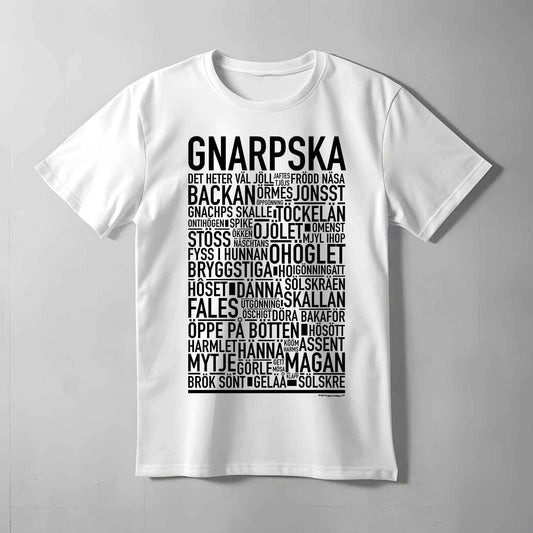 Gnarpska Dialekt Text T-shirt