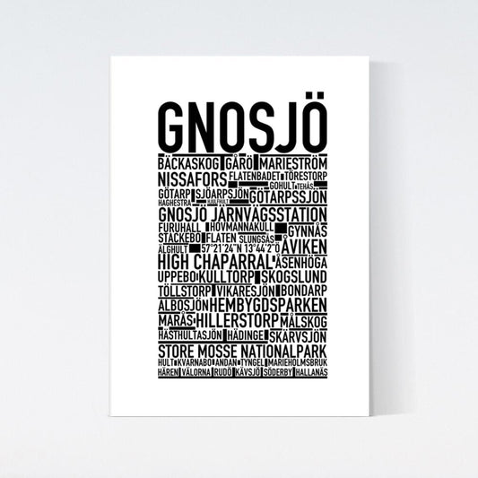 Gnosjö Text Poster