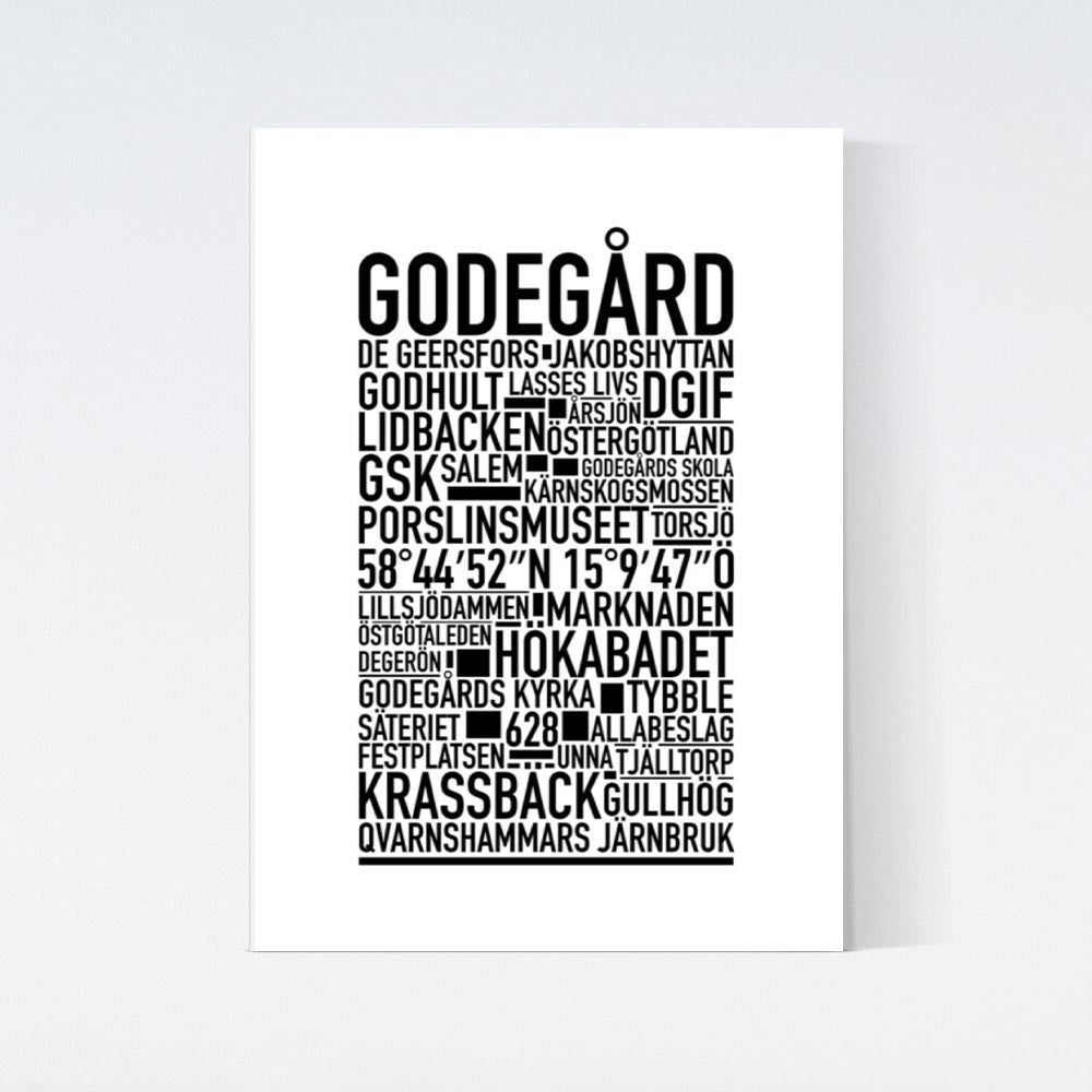 Godegård Text Poster