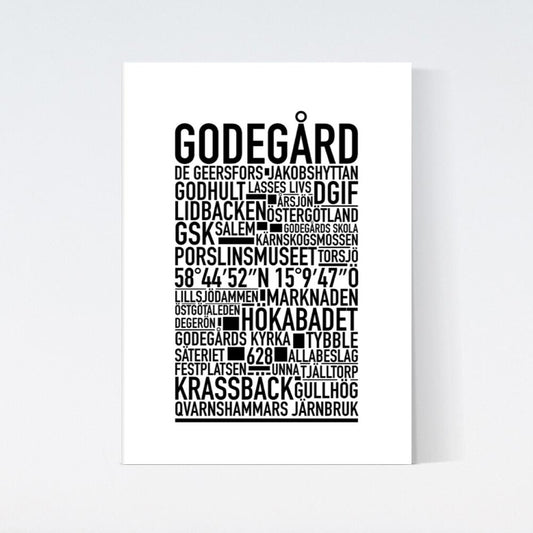 Godegård Text Poster