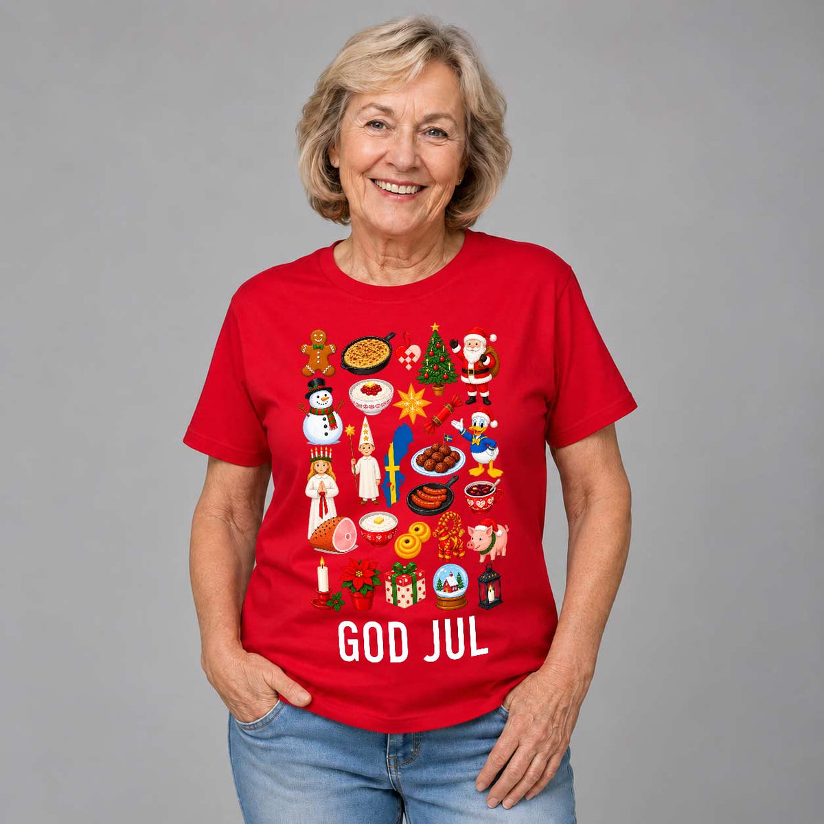 Svenska Julklassiker God Jul T-shirt
