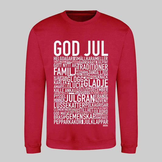 God Jul Text Sweatshirt