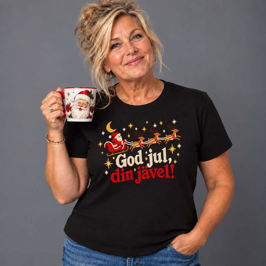 God Jul Din Jävel T-shirt