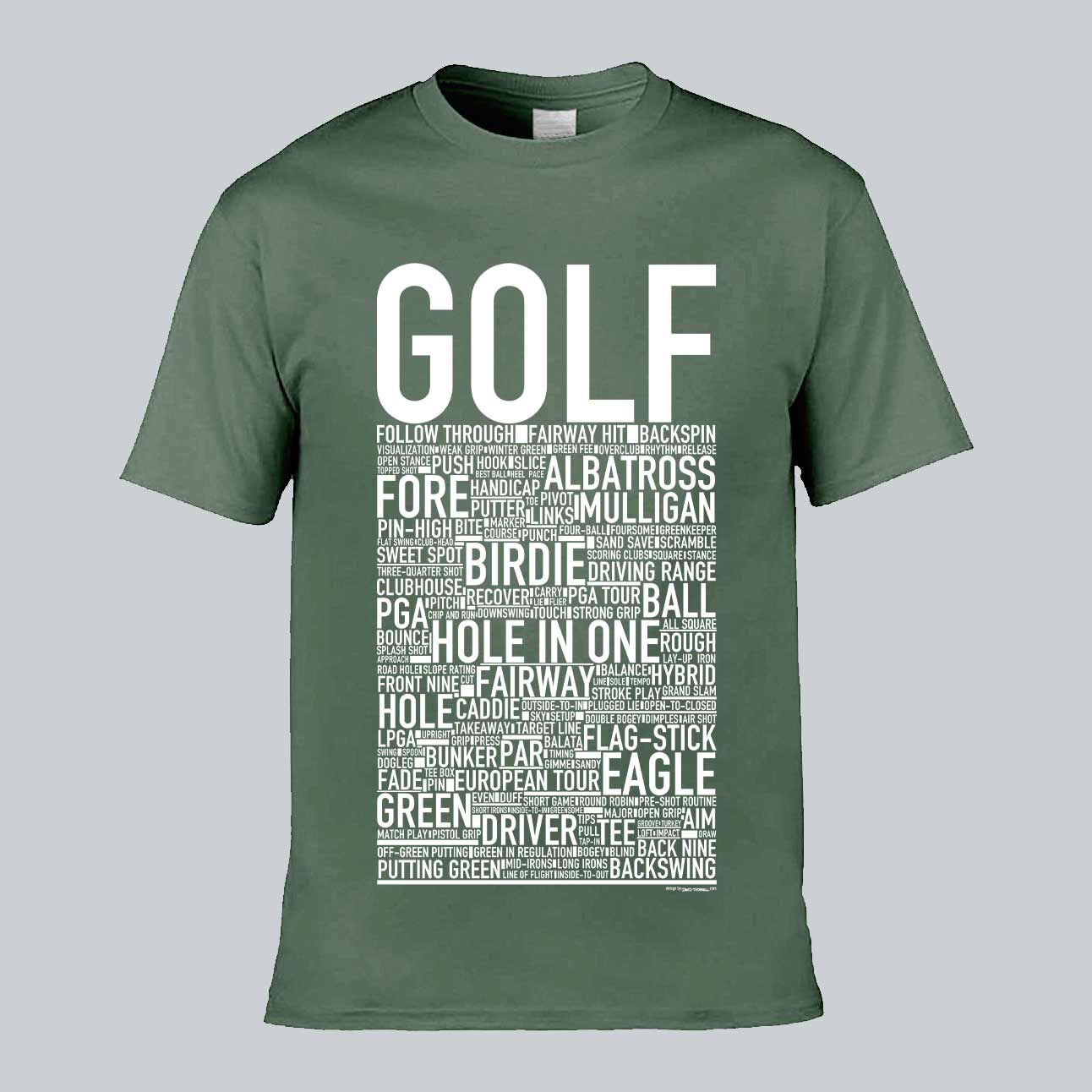 Golf Text T-shirt