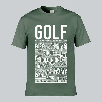 Golf Text T-shirt