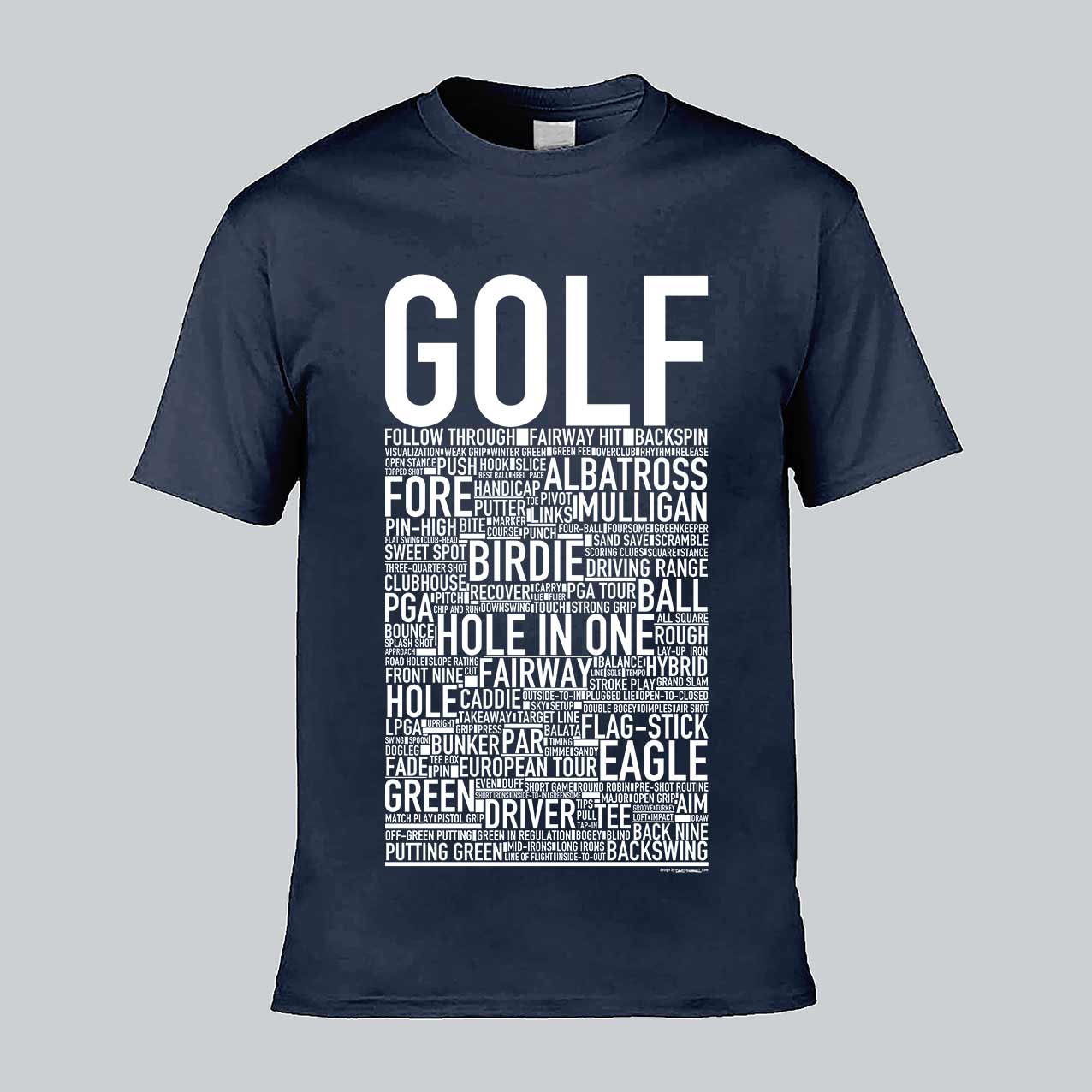Golf Text T-shirt