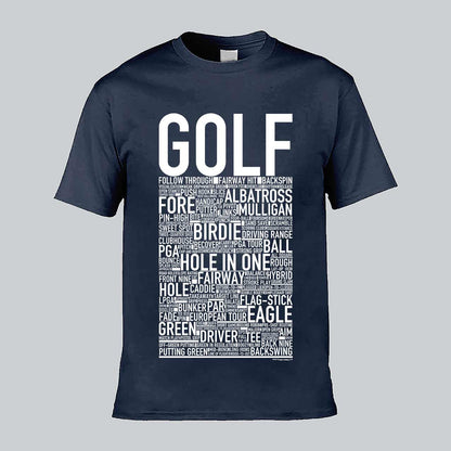 Golf Text T-shirt