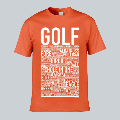 Golf Text T-shirt