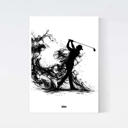 Golfare Spelare Man Poster