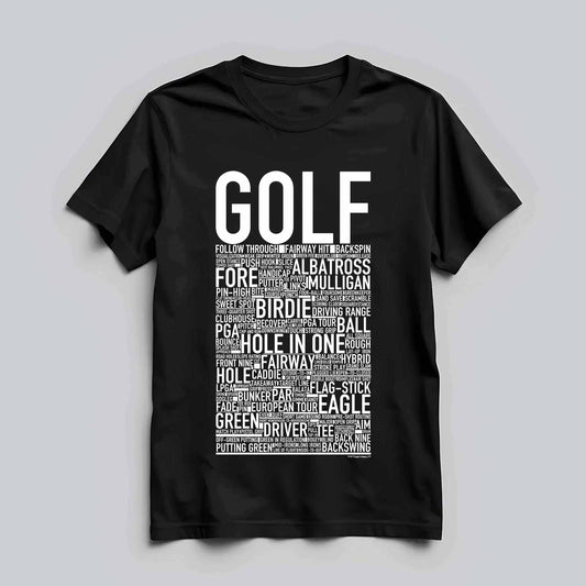 Golf Text T-shirt