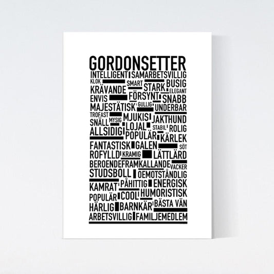 Gordonsetter Text Poster