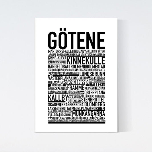 Götene Text Poster
