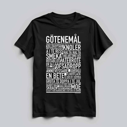 Götenemål Dialekt Text T-shirt