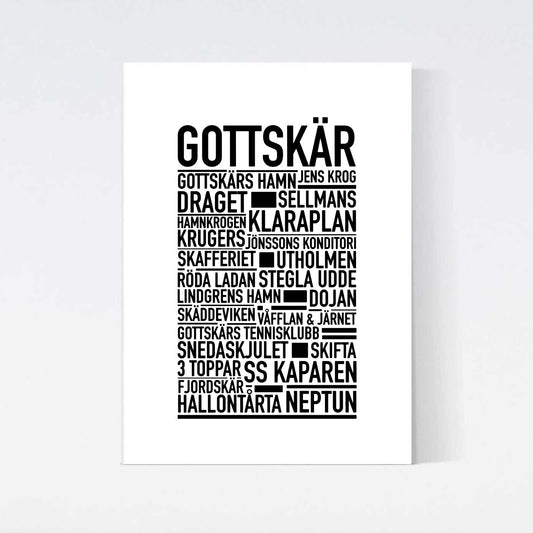 Gottskär Text Poster