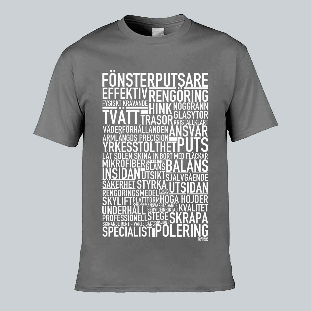 Fönsterputsare Text T-shirt