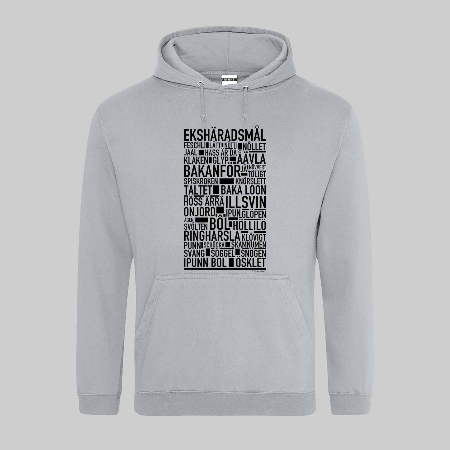 Ekshäradsmål Dialekt Text Hoodie