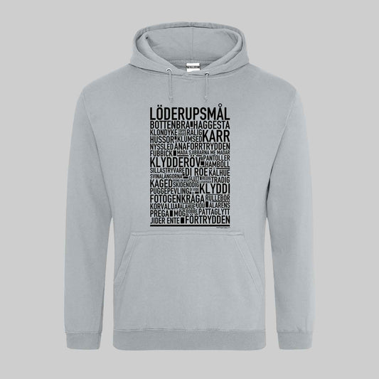 Mullsjömål Dialekt Text Hoodie
