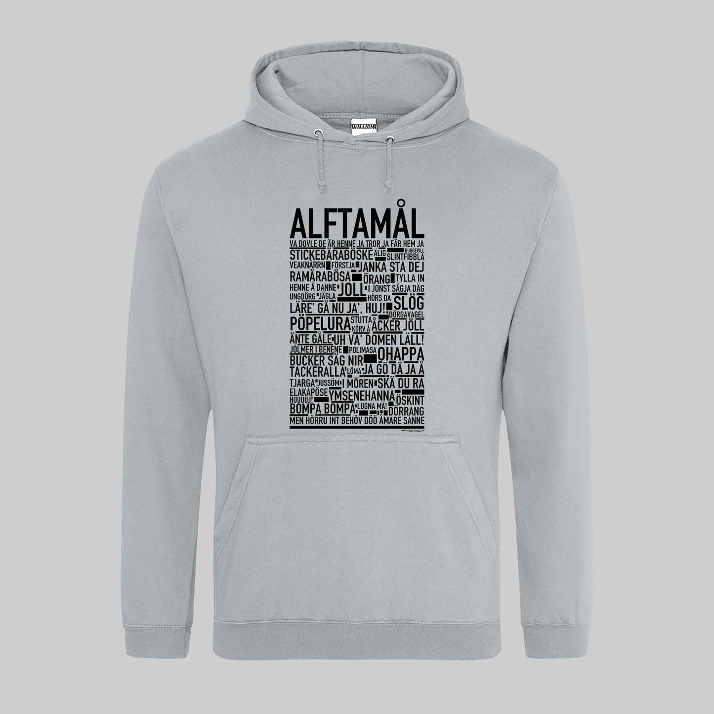 Alftamål Dialekt Text Hoodie