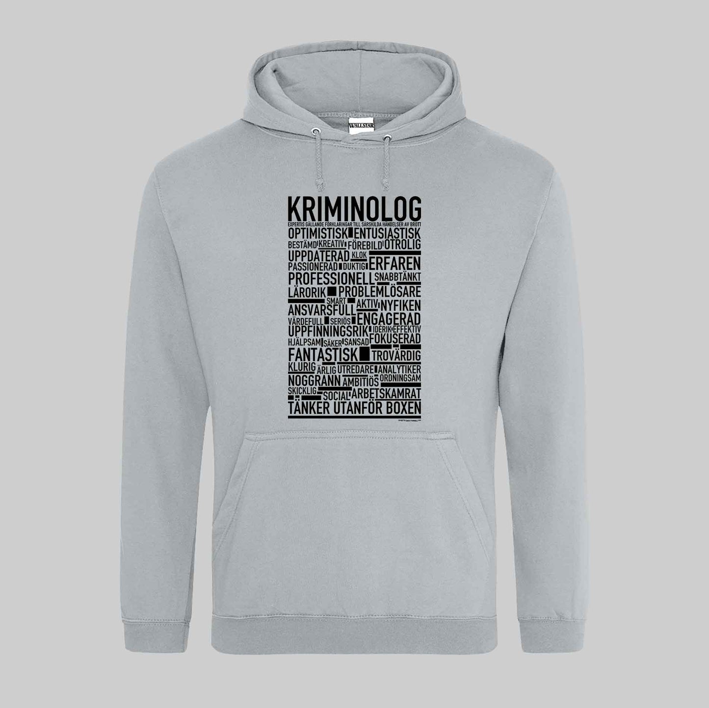 Kriminolog Text Hoodie