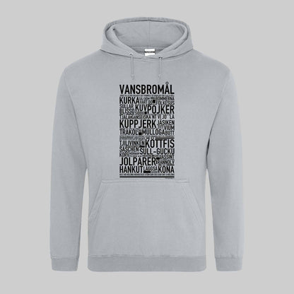 Vansbromål Dialekt Text Hoodie