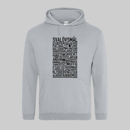 Svalövsmål Dialekt Text Hoodie