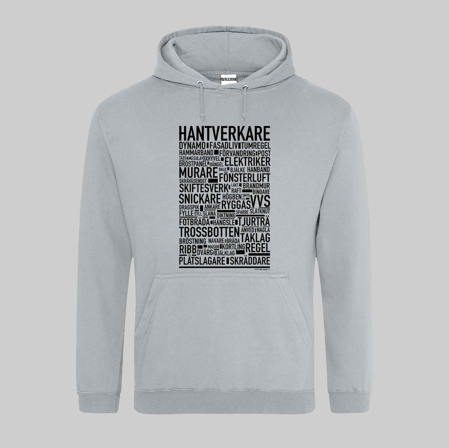 Hantverkare Text Hoodie