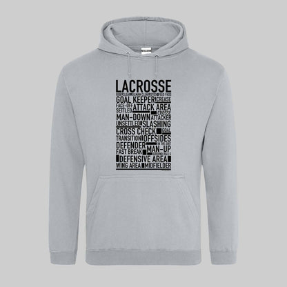 Lacrosse Text Hoodie