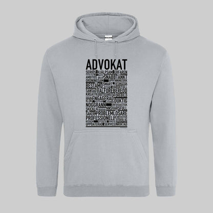 Advokat Text Hoodie