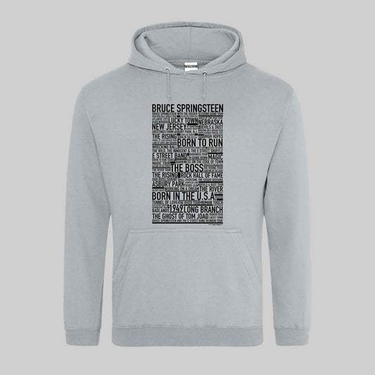 Bruce Springsteen Text Hoodie