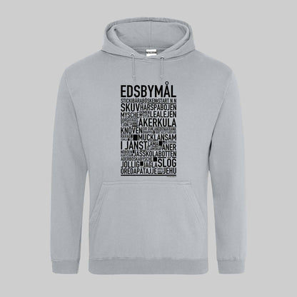 Edsbymål Dialekt Text Hoodie