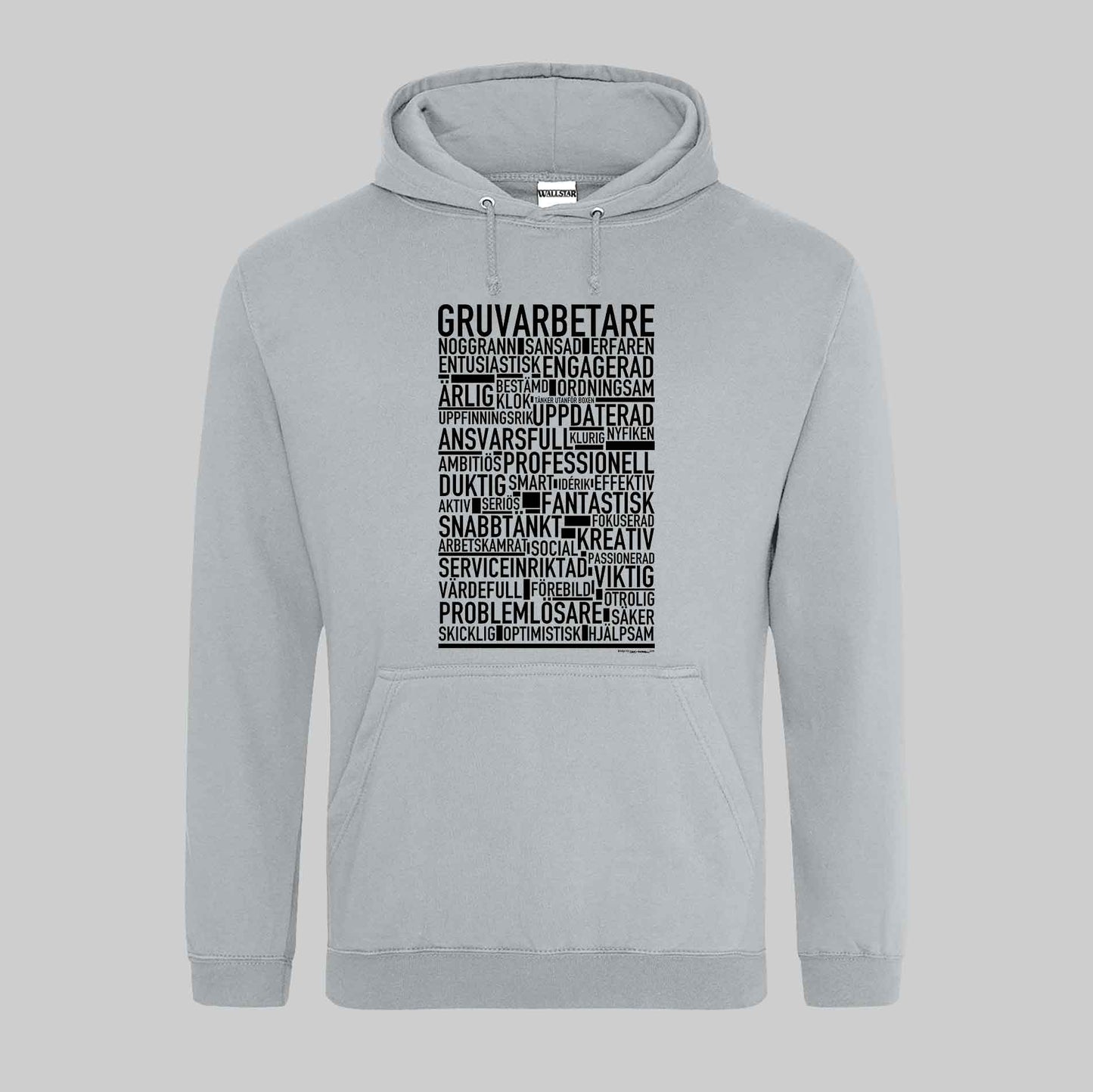 Gruvarbetare Text Hoodie