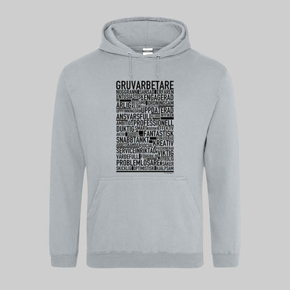 Gruvarbetare Text Hoodie