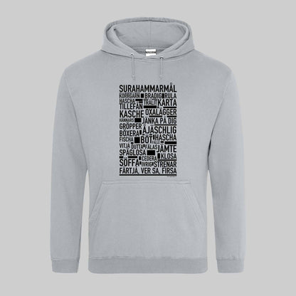 Surahammarmål Dialekt Text Hoodie