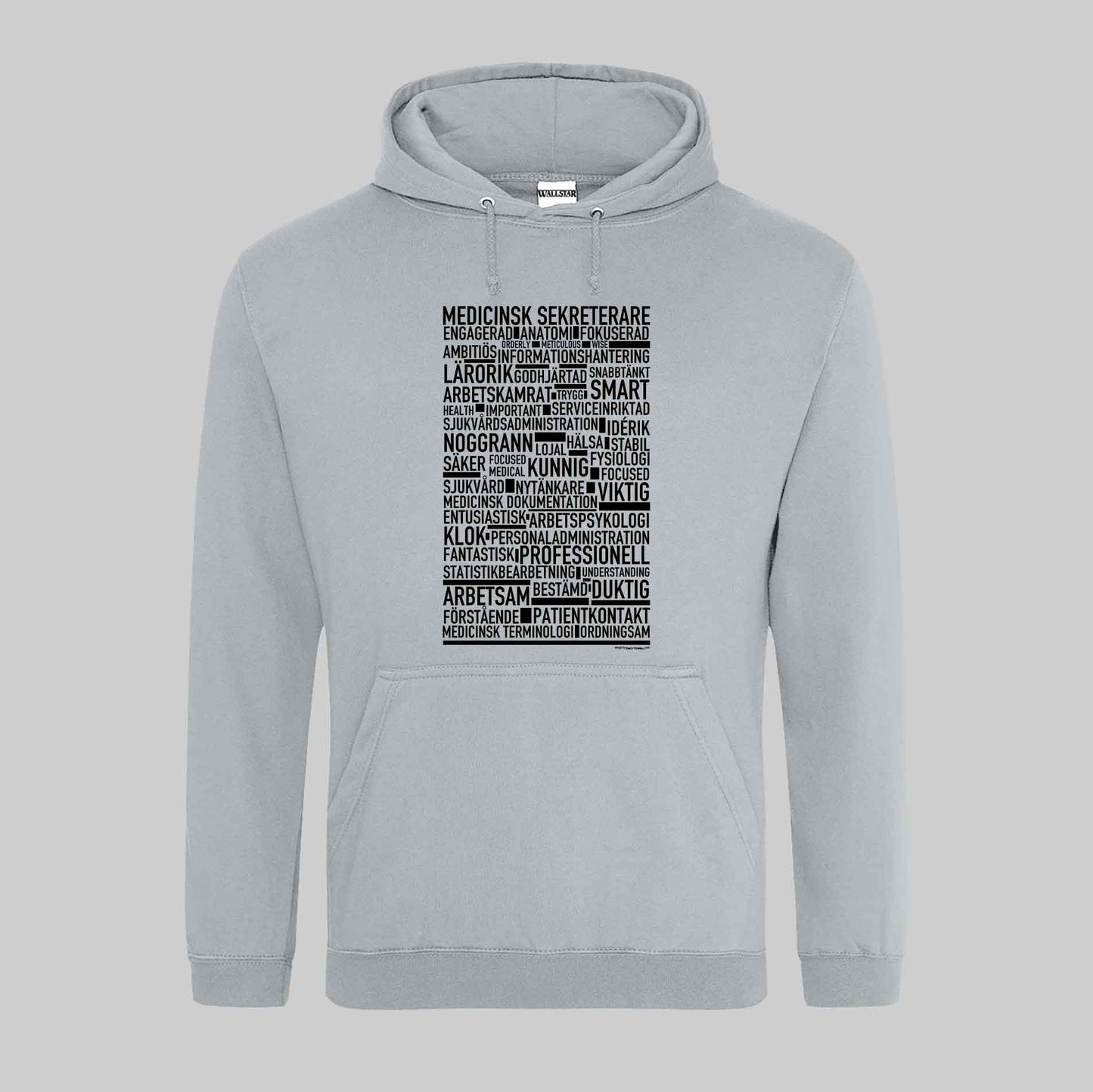 Medicinsk Sekreterare Text Hoodie