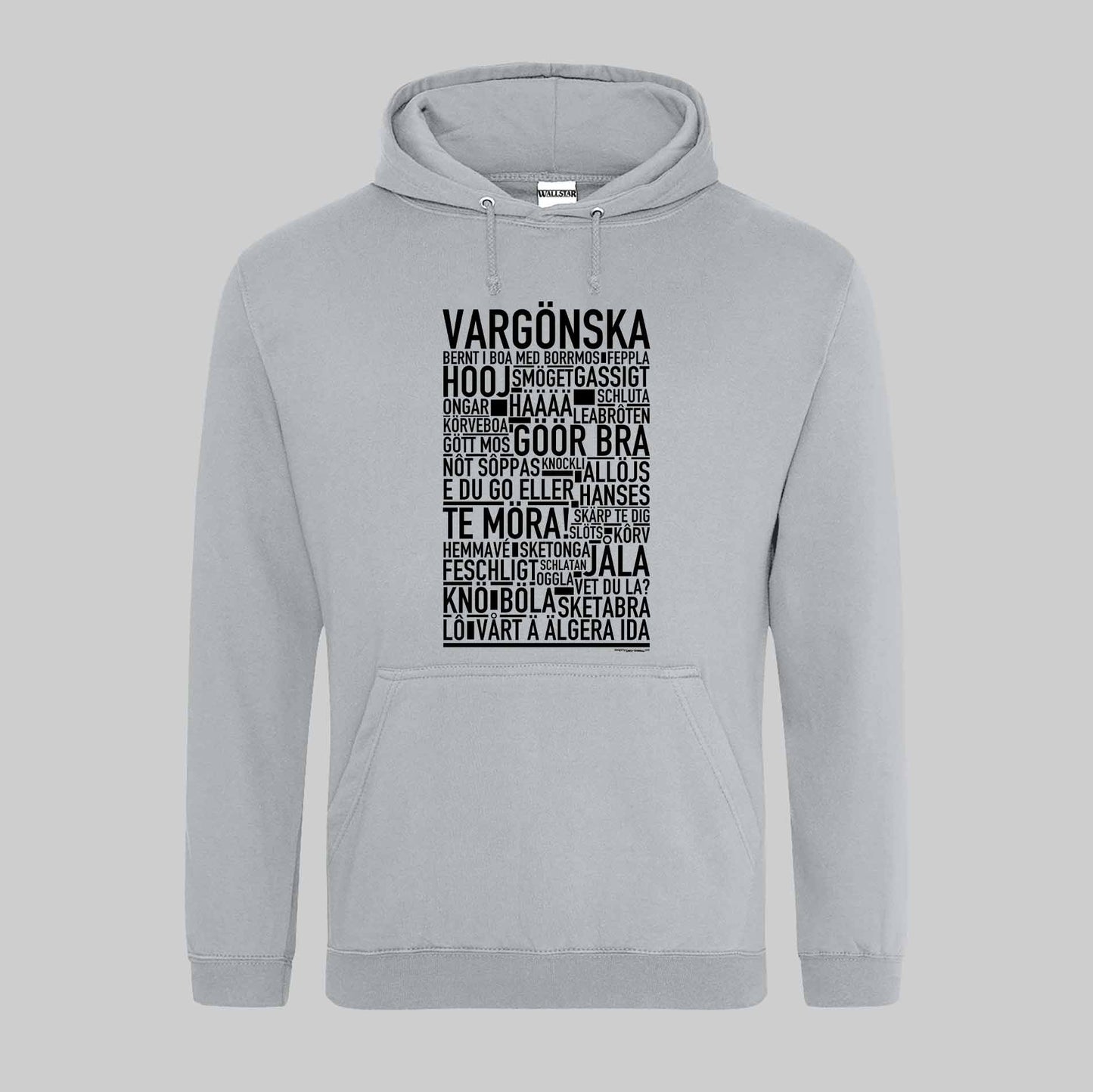 Vargönska Dialekt Text Hoodie