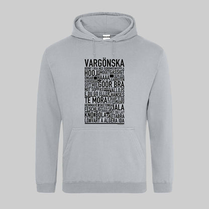 Vargönska Dialekt Text Hoodie