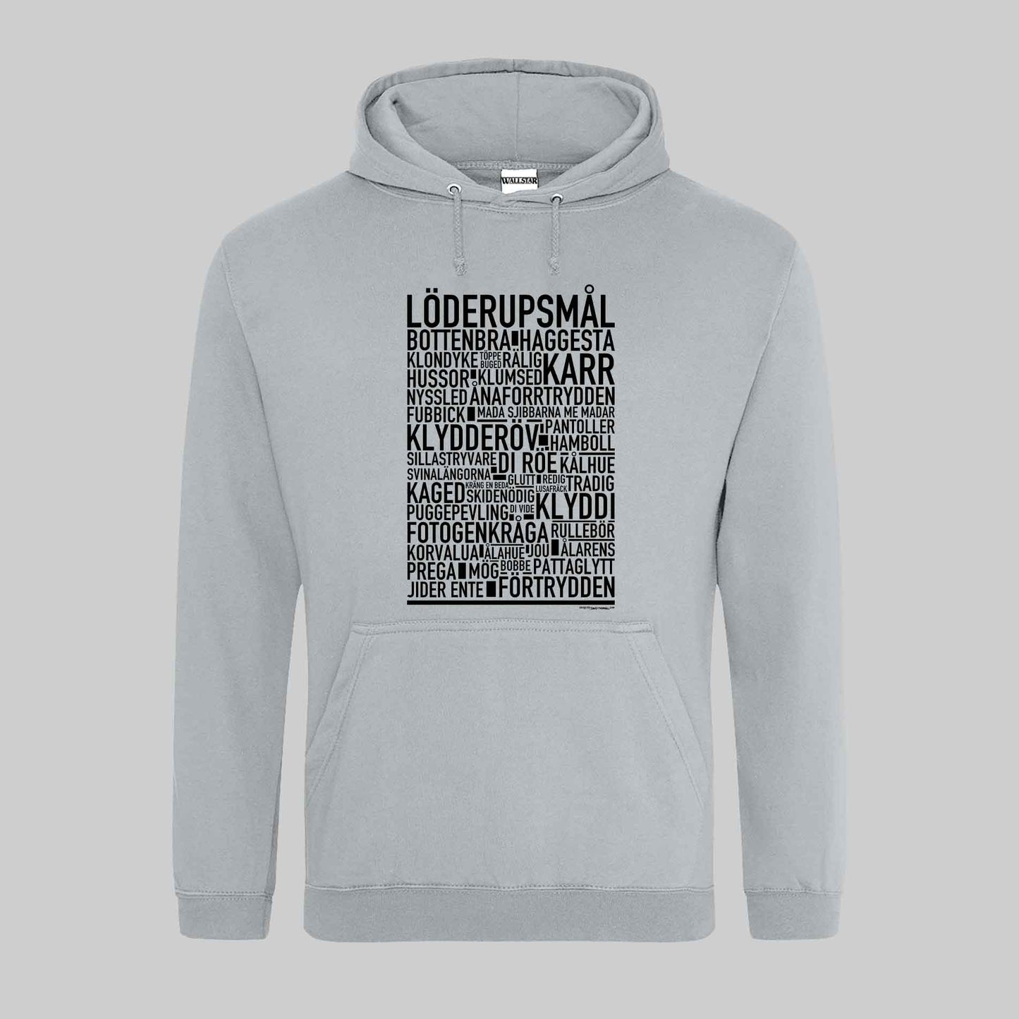 Löderupsmål Dialekt Text Hoodie