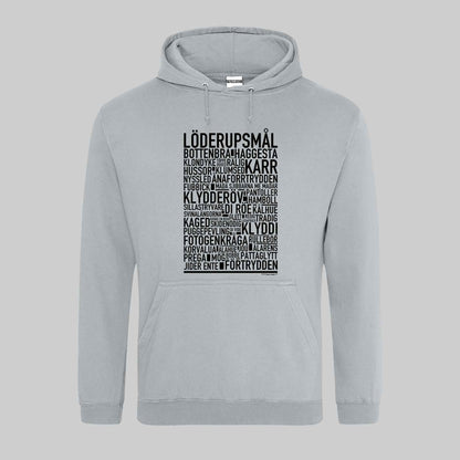 Löderupsmål Dialekt Text Hoodie