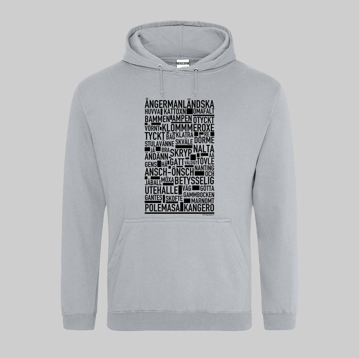 Ångermanländska Dialekt Text Hoodie