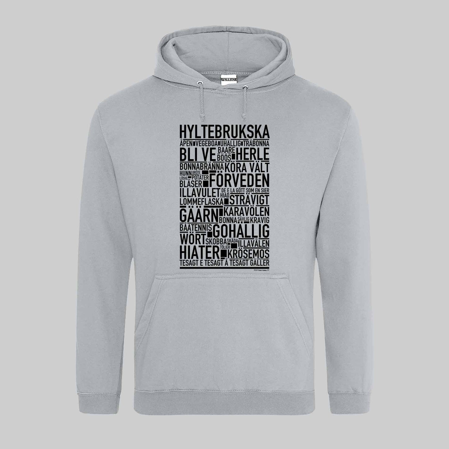 Hyltebrukska Dialekt Text Hoodie