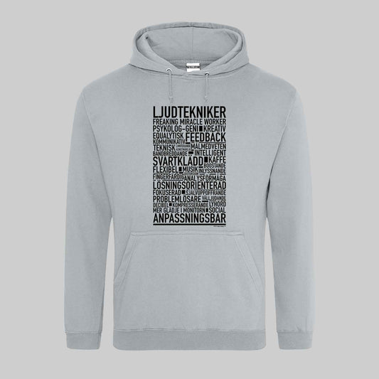Ljudtekniker Text Hoodie
