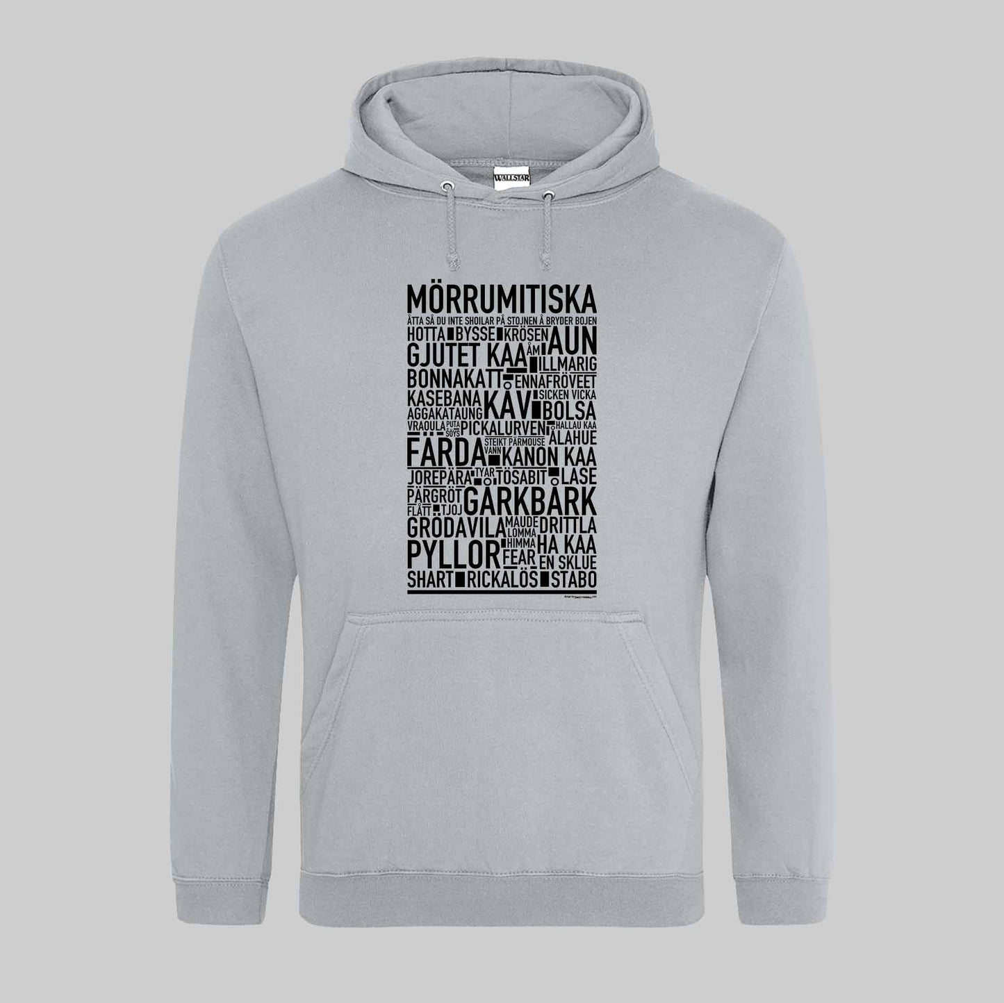 Mörrumitiska Dialekt Text Hoodie
