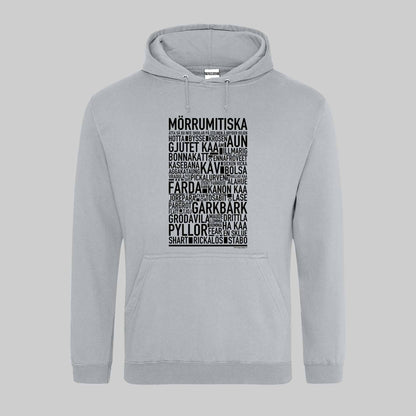 Mörrumitiska Dialekt Text Hoodie
