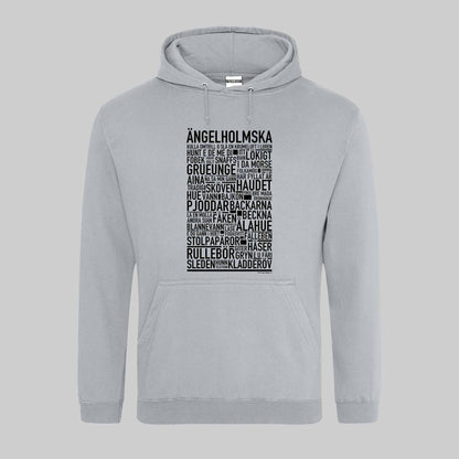 Ängelholmska Dialekt Text Hoodie